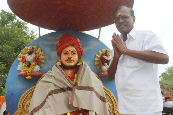 Vivekananda Ratha Yatra in Tamil Nadu (Sivagangai Dist 12.09.2013)