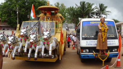 Vivekananda Ratha Yatra in Karnataka (Belgaum District 2)