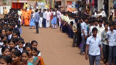 Vivekananda Ratha Yatra in Karnataka (Bidar District)