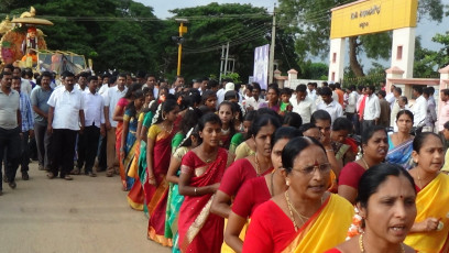 Vivekananda Ratha Yatra in Karnataka (Davanagere District)