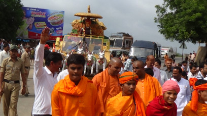 Vivekananda Ratha Yatra in Karnataka (Davanagere District)