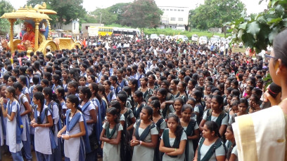 Vivekananda Ratha Yatra in Karnataka (Davanagere District)