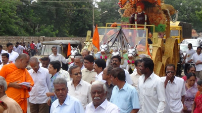 Vivekananda Ratha Yatra in Karnataka (Tumkur District)