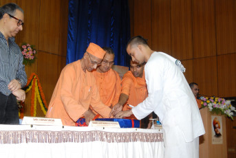 Release of publication on The Life and Teachings of Swami Vivekananda by Ramakrishna Math Hyderabad