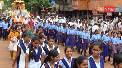 Vivekananda Ratha Yatra in Karnataka (Bidar District)