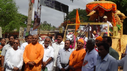 Vivekananda Ratha Yatra in Karnataka (Chikabalapur City)