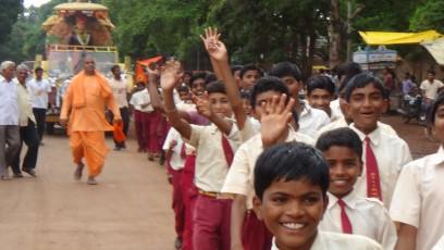 Vivekananda Ratha Yatra in Karnataka (Bidar District)