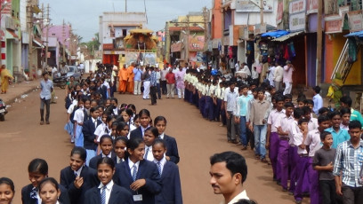 Vivekananda Ratha Yatra in Karnataka (Bidar District)