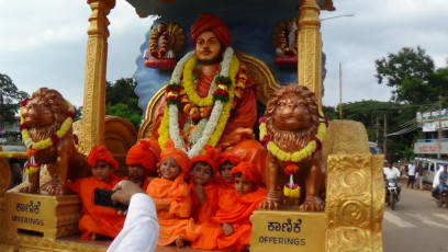 Vivekananda Ratha Yatra in Karnataka (Davanagere District)