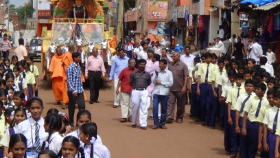 Vivekananda Ratha Yatra in Karnataka (Bidar District)