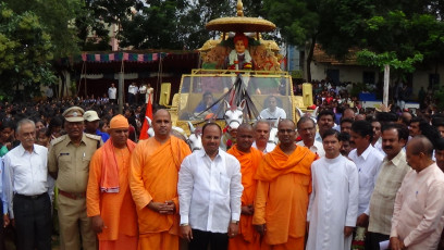 Vivekananda Ratha Yatra in Karnataka (Davanagere District)