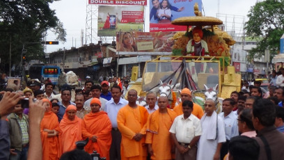 Vivekananda Ratha Yatra in Karnataka (Davanagere District)