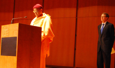 3. Swami Yuktatmananda Presentation to Museum Director, William M. Griswold