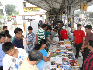 Books, Posters Exhibition and sales in the Railway Station 01