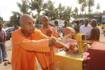 Vivekananda Ratha Yatra in Tamil Nadu (Sivagangai Dist 16.09.2013)