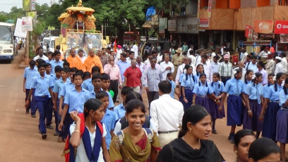 Vivekananda Ratha Yatra in Karnataka (Bidar District)