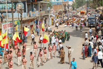Vivekananda Ratha Yatra in Karnataka (Chikabalapur City)