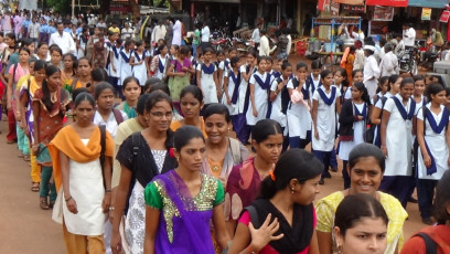 Vivekananda Ratha Yatra in Karnataka (Bidar District)