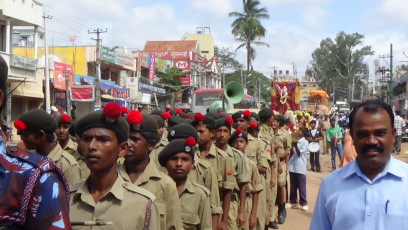 Vivekananda Ratha Yatra in Karnataka (Tumkur District)