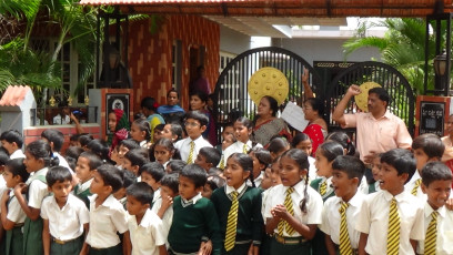 Vivekananda Ratha Yatra in Karnataka (Tumkur District)