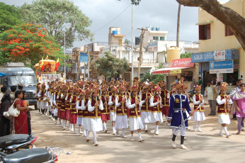 Vivekananda Ratha Yatra in Karnataka (Chikabalapur City)