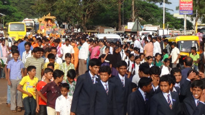 Vivekananda Ratha Yatra in Karnataka (Davanagere District)