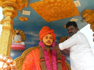 Vivekananda Ratha Yatra in Tamil Nadu (Karamadai ) On 15.04.2013