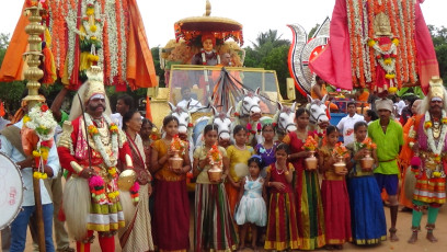 Vivekananda Ratha Yatra in Karnataka (Tumkur District)