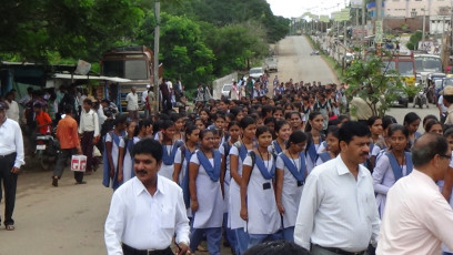 Vivekananda Ratha Yatra in Karnataka (Davanagere District)