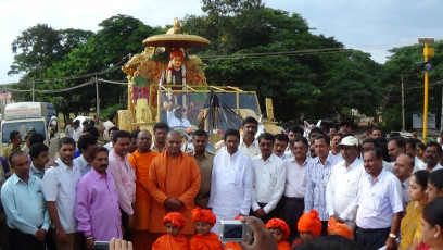 Vivekananda Ratha Yatra in Karnataka (Davanagere District)