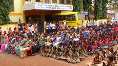 Vivekananda Ratha Yatra in Karnataka (Belgaum District 2)