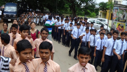 Vivekananda Ratha Yatra in Karnataka (Davanagere District)