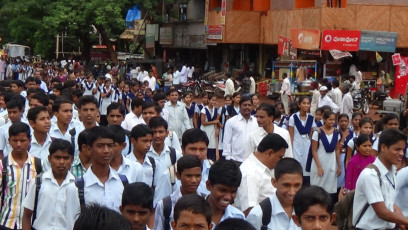 Vivekananda Ratha Yatra in Karnataka (Bidar District)