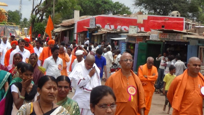 Vivekananda Ratha Yatra in Karnataka (Gadag District)