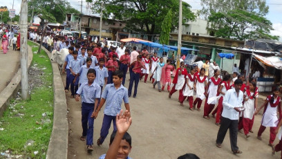 Vivekananda Ratha Yatra in Karnataka (Bidar District)