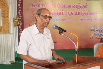 Vivekananda Ratha Yatra in Tamil Nadu Concluding Ceremony 11/01/2014