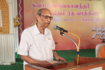 Vivekananda Ratha Yatra in Tamil Nadu Concluding Ceremony 11/01/2014