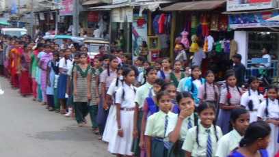 Vivekananda Ratha Yatra in Karnataka (Davanagere District)