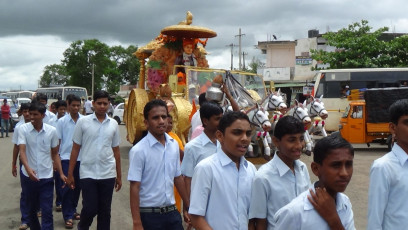 Vivekananda Ratha Yatra in Karnataka (Bidar District)