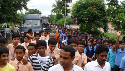 Vivekananda Ratha Yatra in Karnataka (Davanagere District)