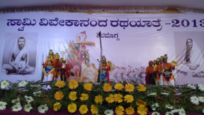 Vivekananda Ratha Yatra in Karnataka (Shimoga District)