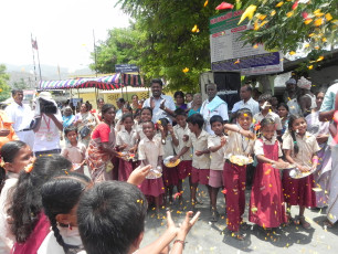 Vivekananda Ratha Yatra in Tamil Nadu (Karamadai ) On 15.04.2013