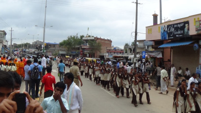 Vivekananda Ratha Yatra in Karnataka (Davanagere District)