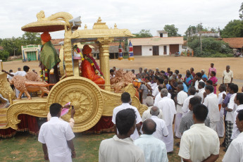 Vivekananda Ratha Yatra in Tamil Nadu (Sivagangai Dist 12.09.2013)