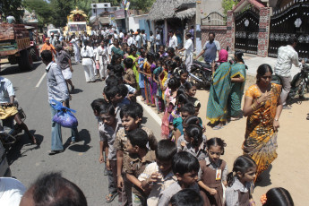 Vivekananda Ratha Yatra in Tamil Nadu (Tanjore Dist 30.09.2013)
