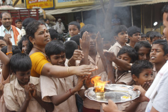 Vivekananda Ratha Yatra in Tamil Nadu (Sivagangai Dist 12.09.2013)