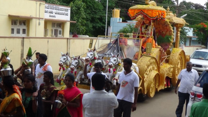 Vivekananda Ratha Yatra in Karnataka (Tumkur District)