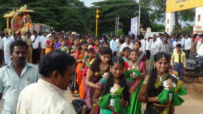 Vivekananda Ratha Yatra in Karnataka (Davanagere District)