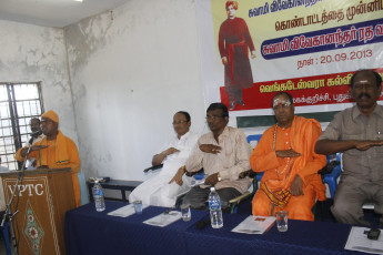 Vivekananda Ratha Yatra in Tamil Nadu (Pudukottai Dist 20.09.2013)