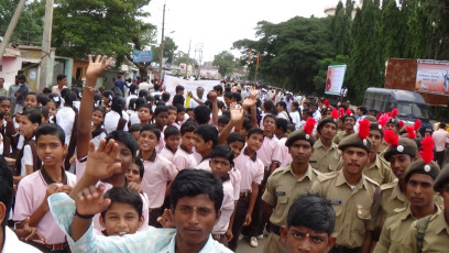 Vivekananda Ratha Yatra in Karnataka (Gadag District)